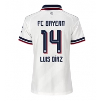 Camisa de Futebol Bayern Munich Luis Diaz #14 Equipamento Secundário Mulheres 2026-27 Manga Curta